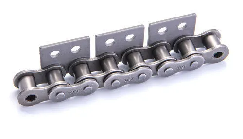 20ASS/100SS Stainless Steel Short Pitch Conveyor Chain with WA1 WA2 WK1 WK2 Attachments