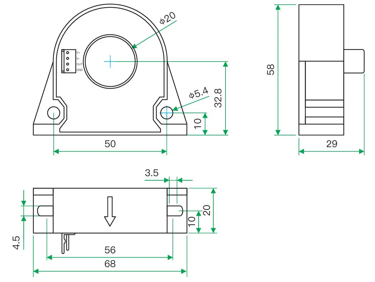SIF Series High-Precision Current Sensor
