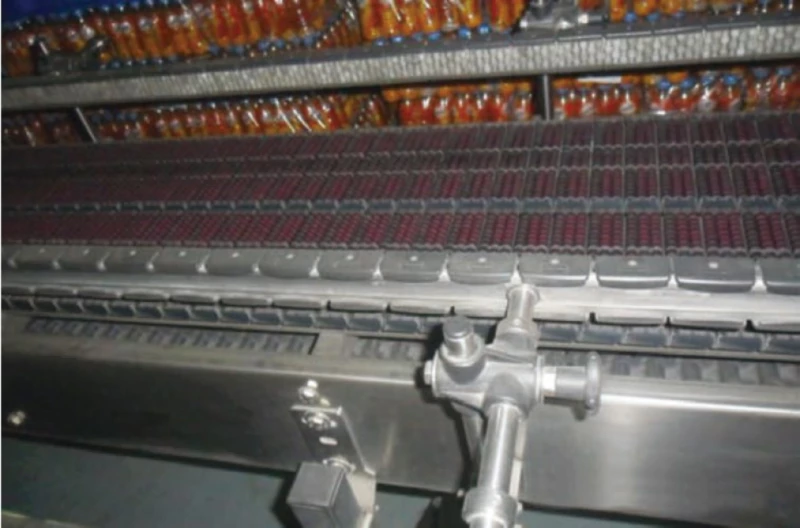 Plastic Flat Top Chains Single Hinge Straight Running With Low Noise Accumulation Rollers Replacement Of System Plast LBP831 - K450