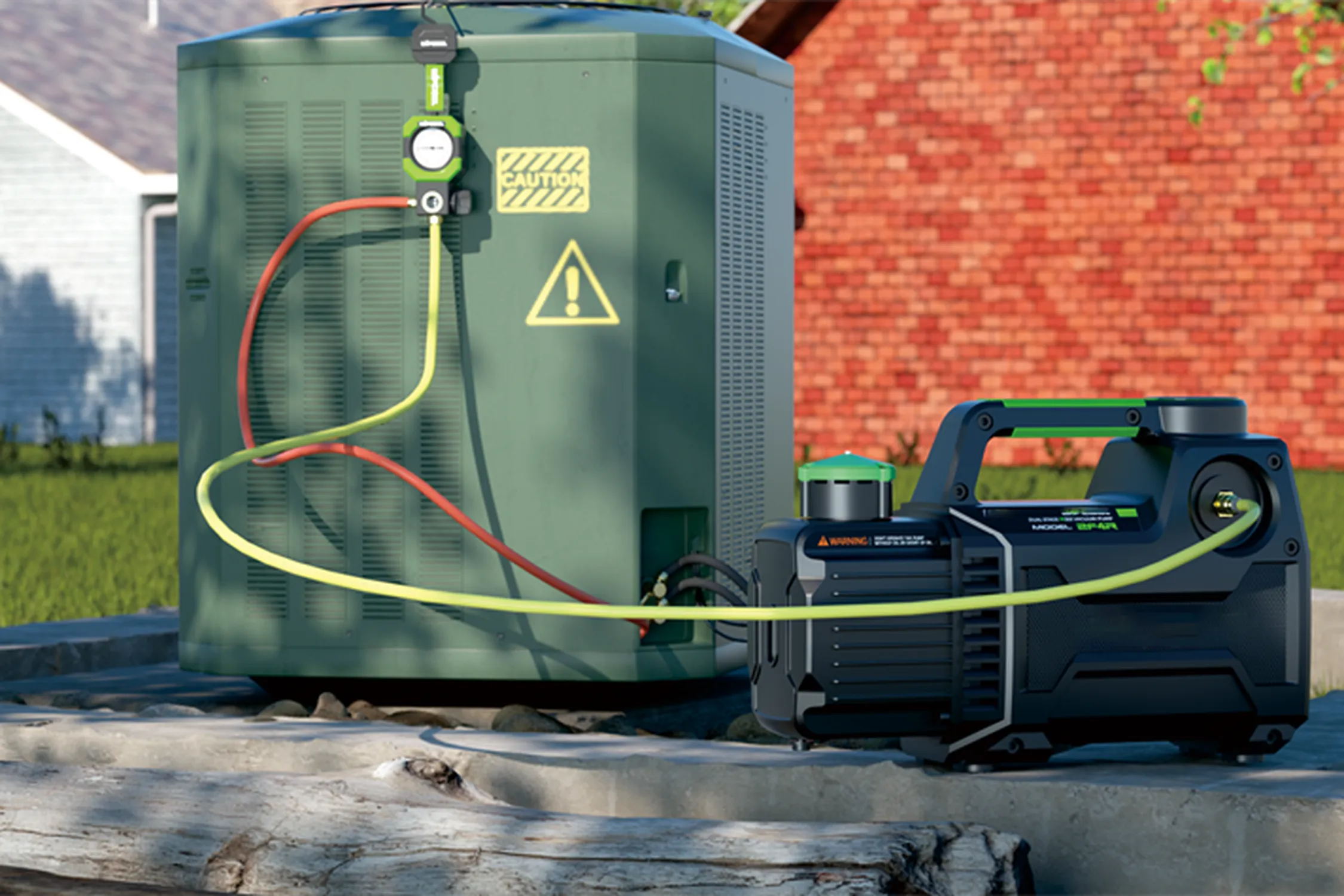 Single Stage Refrigerant Vacuum Pump T2/T4/T6/T8/T10/T12 R32 for Rooftop A/C Systems and Refrigeration Unit