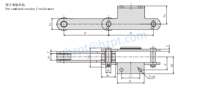 Conveyor Chains for Elevator P250F71SS