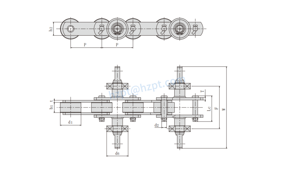 Rubber Gloves Carrier Chain P100F189