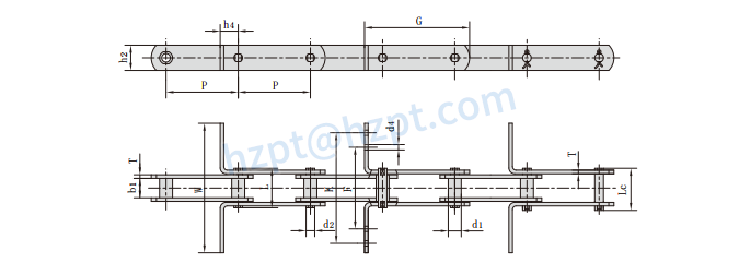 Scraper Conveyor Chains MR112F20-B-125