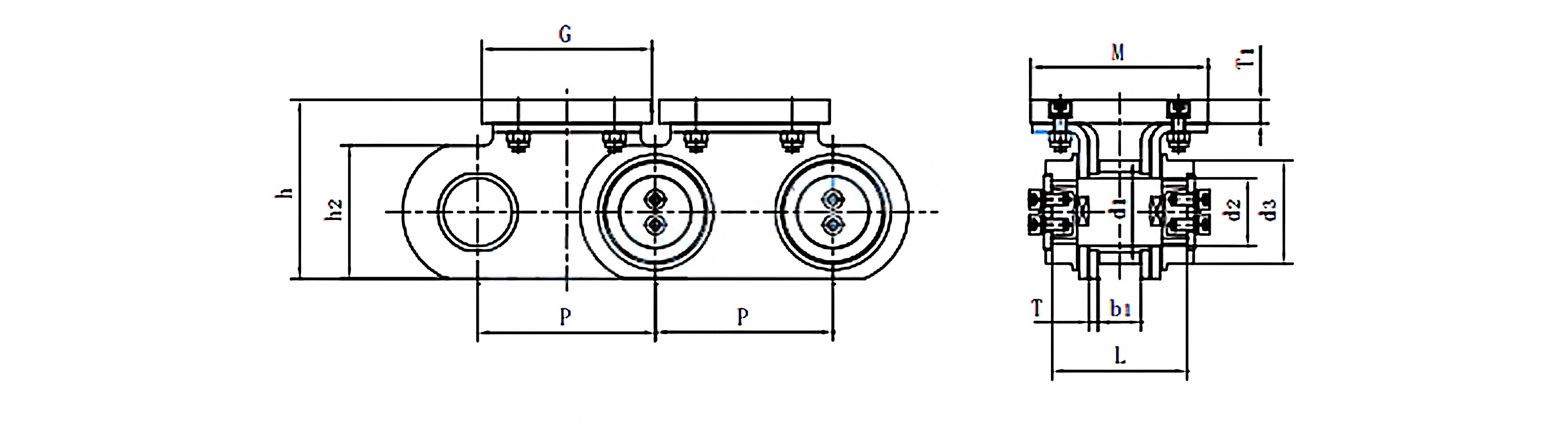 Automobile Production Line Chains P100F297