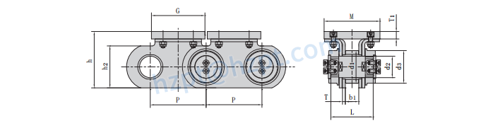 Automobile Production Line Chains P120F19-TP