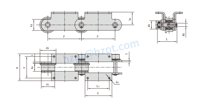 Automobile Production Line Chains P250F120K2