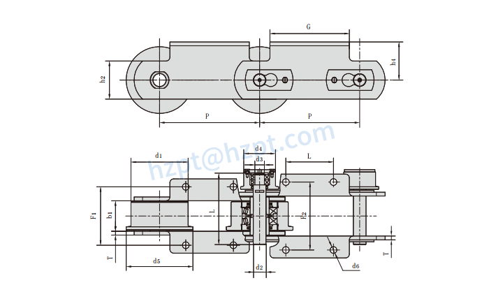 Automobile Production Line Chains P315