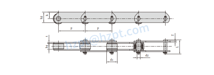 Automobile Production Line Chains FVT63F3-PZ-100