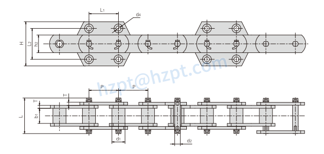 Conveyor Chains for Elevator P100F112.04