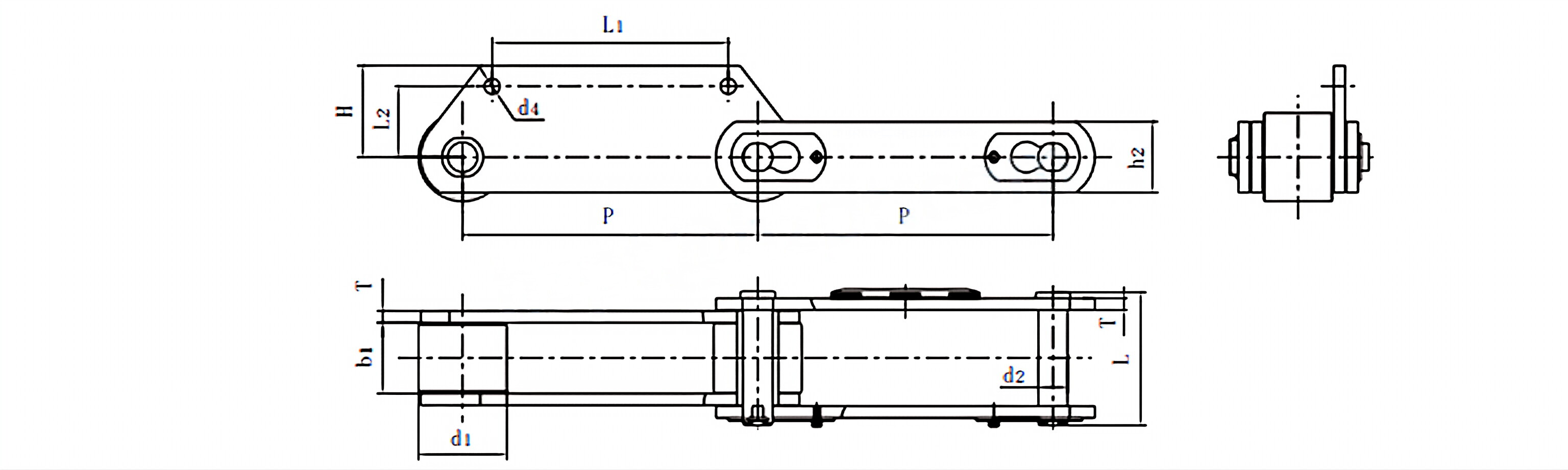 Stacker Reclaimer Chain P500F5