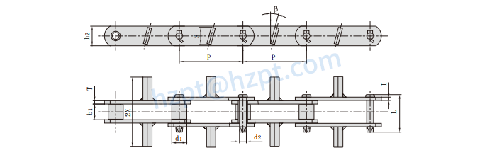 Scraper Conveyor Chains P152F48