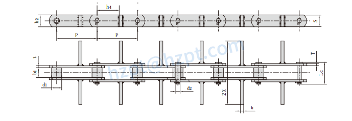 Scraper Conveyor Chains RF6205MF13