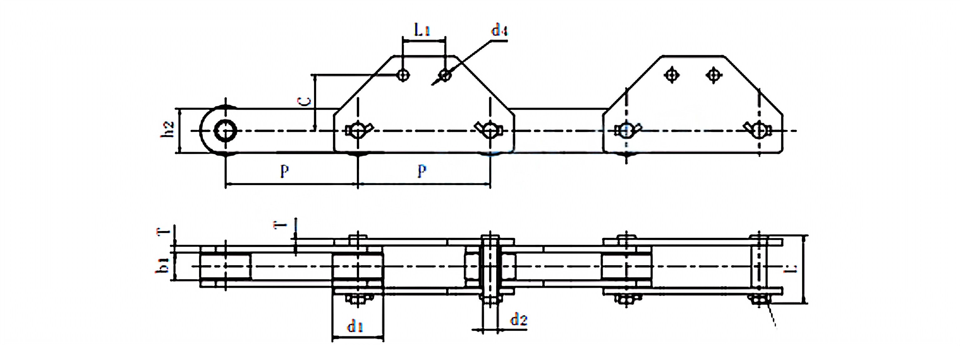 Conveyor Chains for Elevator P315F12