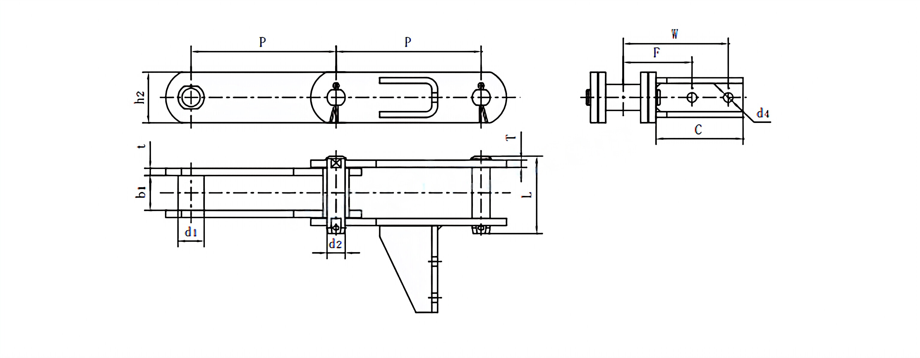 Scraper Conveyor Chains M315F51-B-200