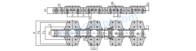 Conveyor Chains for Elevator P152F172