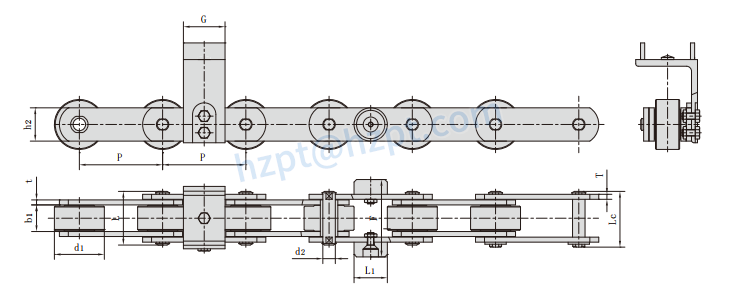 Scraper Conveyor Chains MR112F21-B-100