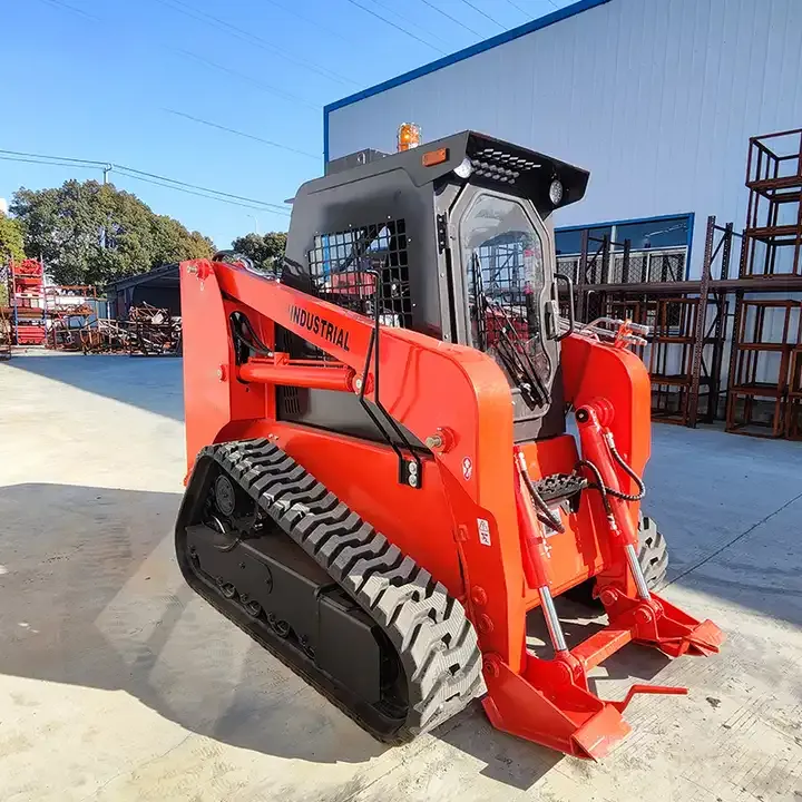 Crawler Small Skid Steer Mini Track Skid Steer Loaders Backhoe Front Loader