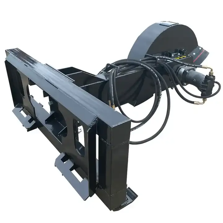 Skid Steer Loader Attachment Grapple Bucket Double Tine Grass Grapple