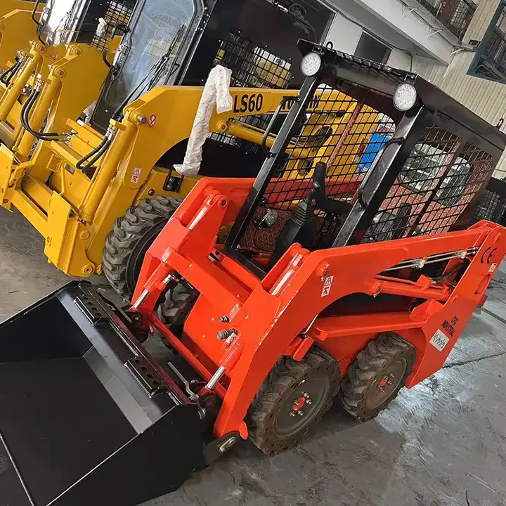 Wheel Loader Mini Skid Steer Loader Compact Utility Loaders Factory Sale Directly