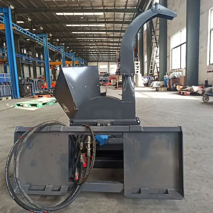 China Gasoline Engine Crawler Track Skid Steer Mini Front Loader Machine