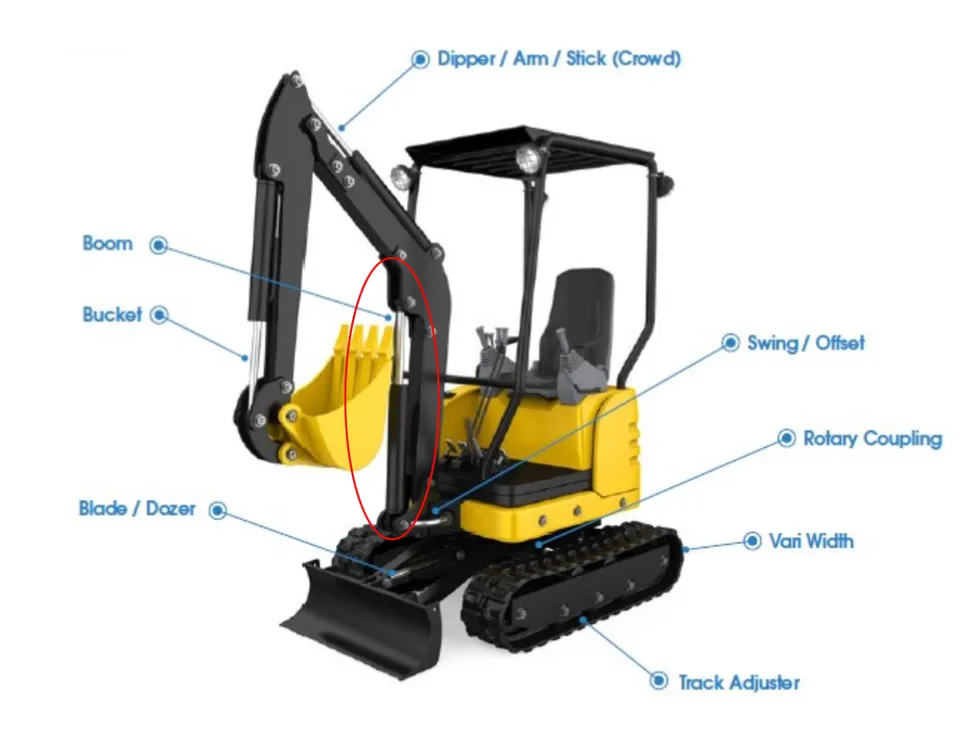 Large Excavator Boom Cylinder