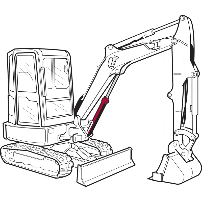 Small Excavator Boom Cylinder