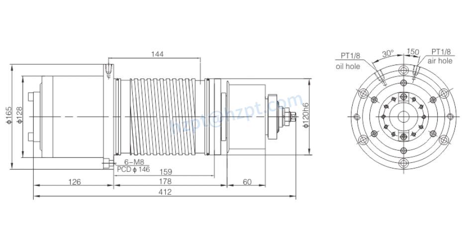Spindle Unit for CNC Machine Center JSX120L JSX150B