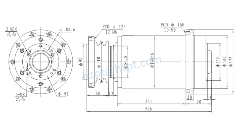 Spindle Unit for CNC Lathe JSC140 JSC170