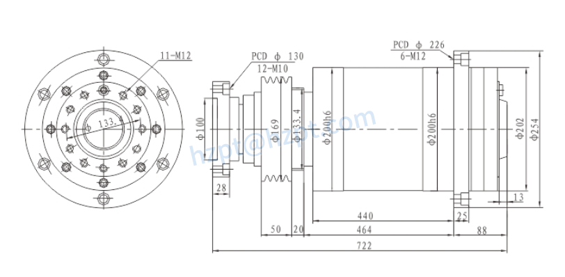 Spindle Unit for CNC Lathe JSC180 JSC200
