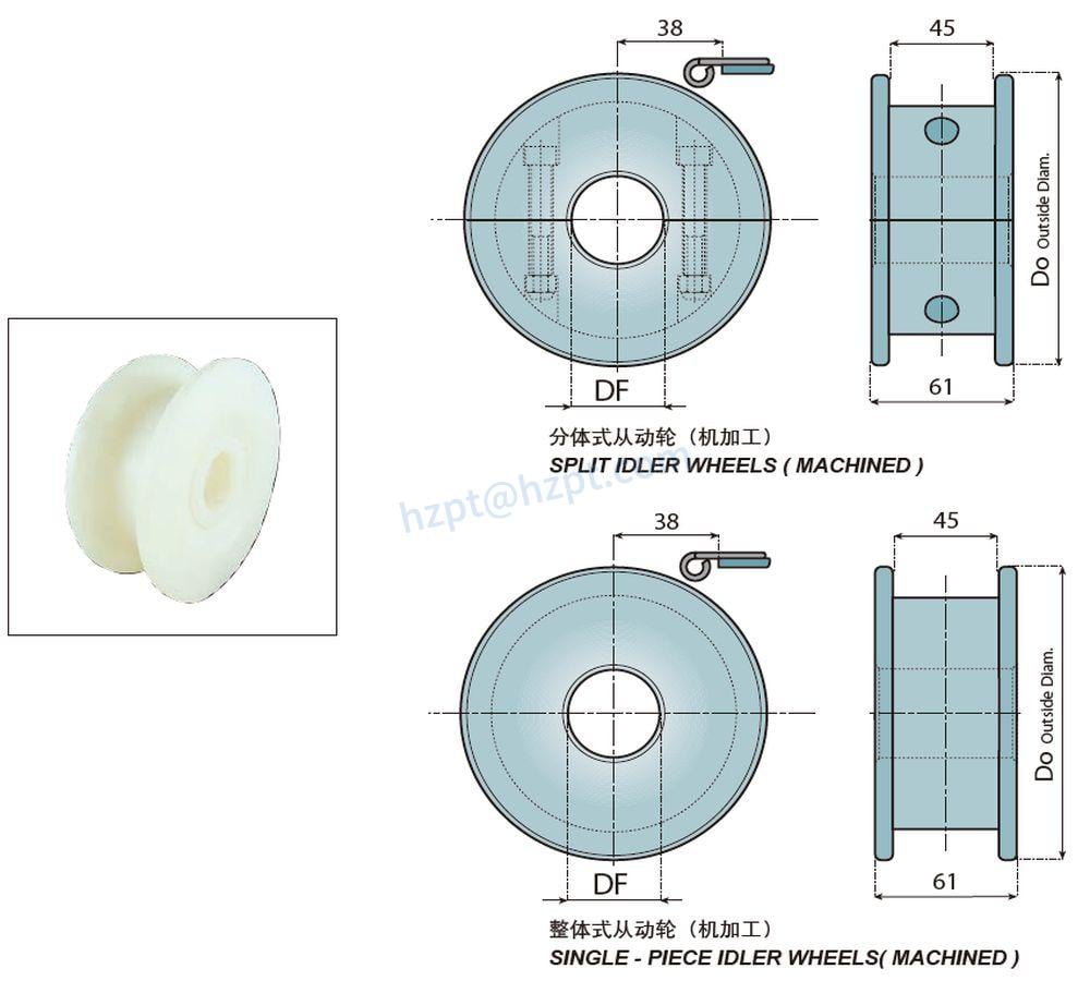 Sprockets and Idler Wheels For 880/880M/880TAB/878TAB/880BS Series Chains