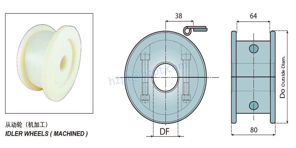 Sprockets and Idler Wheels For 880/880M/880TAB/878TAB/880BS Series Chains