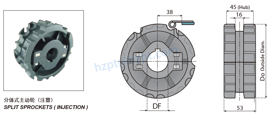 Sprockets and Idler Wheels for 820-831-LBP831 Chain