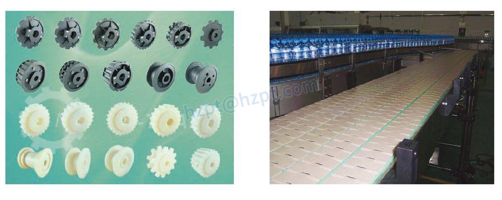 Double Hinge Straight Running Plastic Flat Top Chains