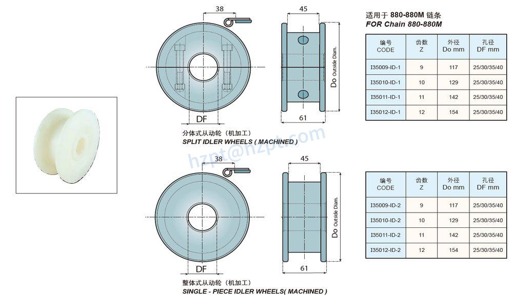 Plastic Sideflexing Flat Top Chain
