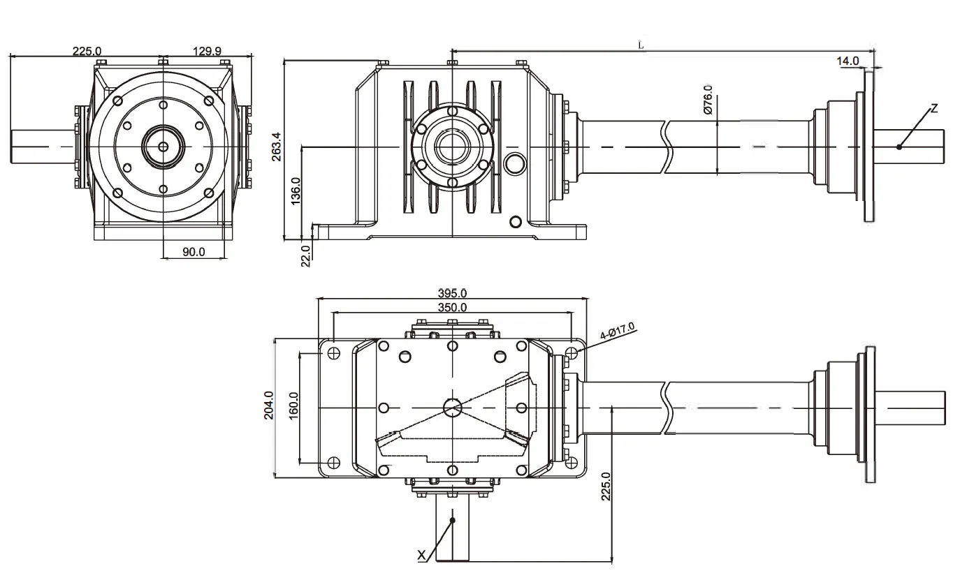 Square Baler Gearbox RDF-FK136