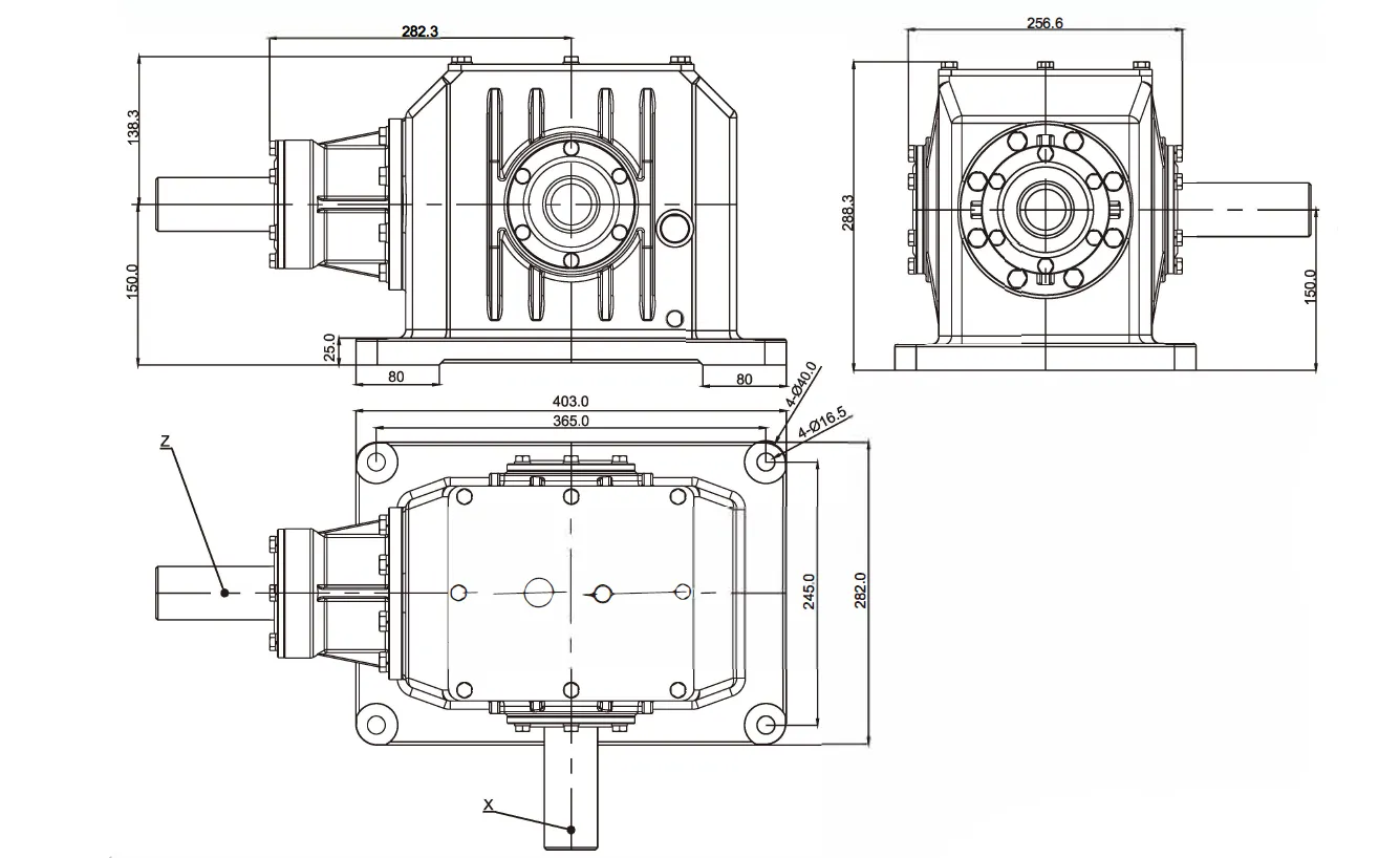 Square Baler Gearbox RDF-FK150