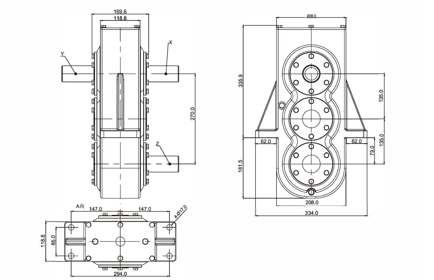 Square Baler Gearbox RDF-FK270