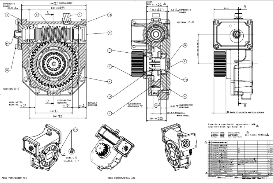 SRV086 Worm Gear Reducer for Excavator