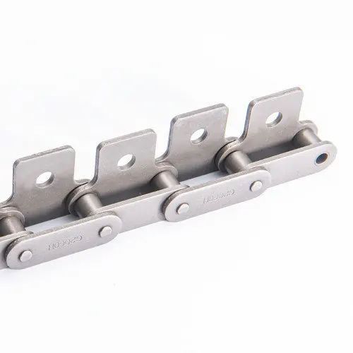 C2062HK1F5SS Stainless Steel Double Pitch Conveyor Chain with A1 A2 K1 K2 Attachment
