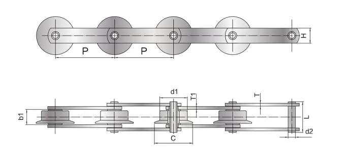 Stainless Steel Environment Wastewater Chain for Sewage Treatment SSW152