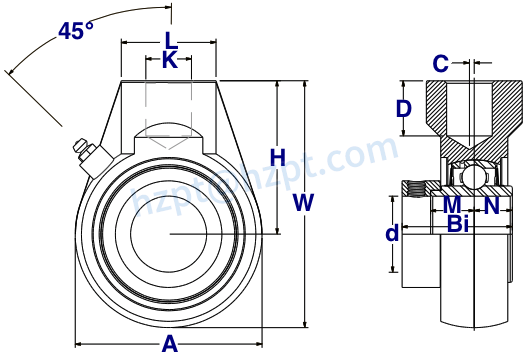 Stainless Steel Hanger Bearings