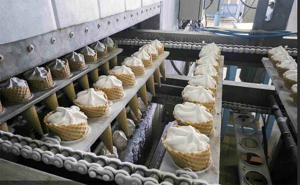 AMP125-DSS Stainless Steel Ice-cream Processing Chain