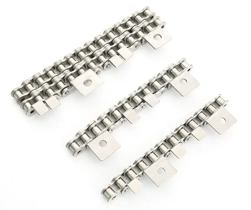 08ASS-K1/A10Jn7.9BSS Stainless Steel Short Pitch Conveyor Chain for Jelly Making Machine