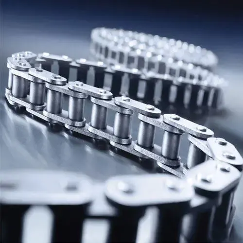 C12BSS-1 Simplex Stainless Steel Roller Chain with Straight Side Plates