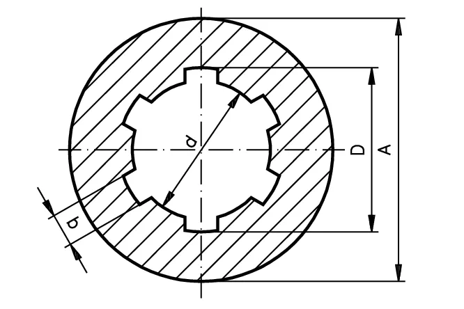 Stainless Steel Round Splined Hubs