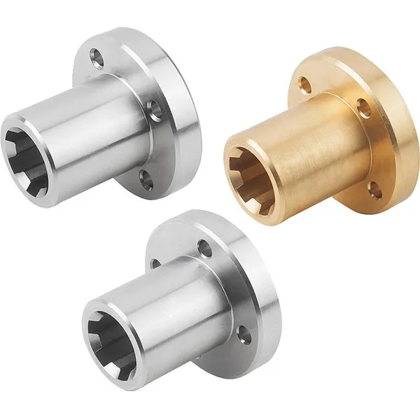 Stainless Steel Splined Hubs with Flange
