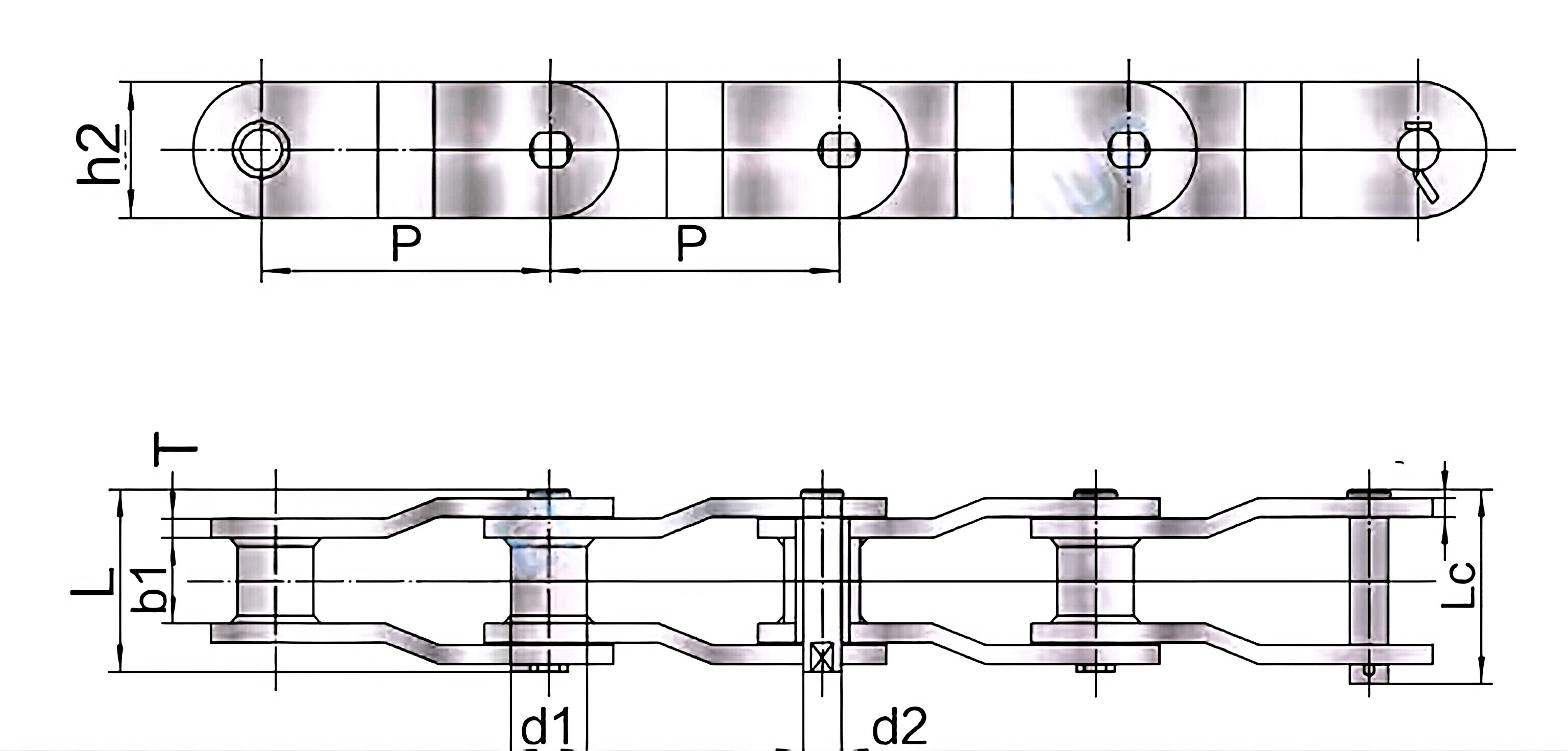 SSWR106 Stainless Steel Welded Offset Chain