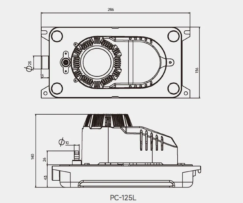 Tank Condensate Pump PC-125A/L PC-250A PC-320A PC-600A for Central Air Conditioning and Floor Stand Air Conditioning