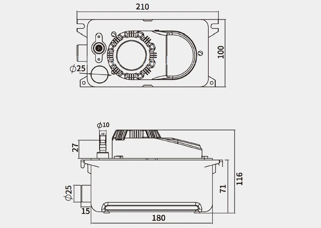 Tank Condensate Pump PC-125A/L PC-250A PC-320A PC-600A for Central Air Conditioning and Floor Stand Air Conditioning