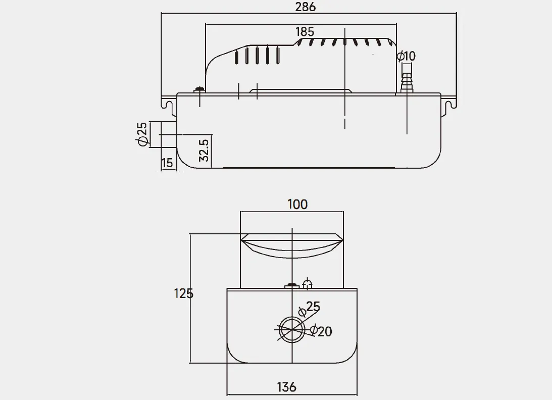 Tank Condensate Pump PC-125A/L PC-250A PC-320A PC-600A for Central Air Conditioning and Floor Stand Air Conditioning